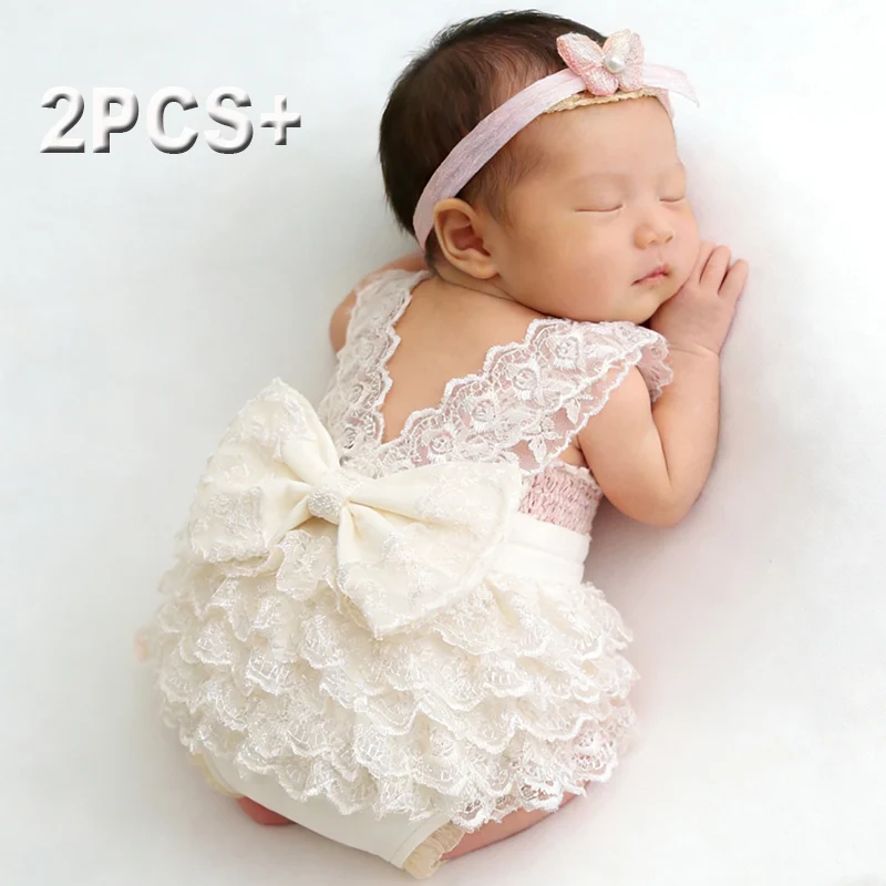 Baby Clothing Brand - Ylsteed Newborn Photography Lace Romper Set