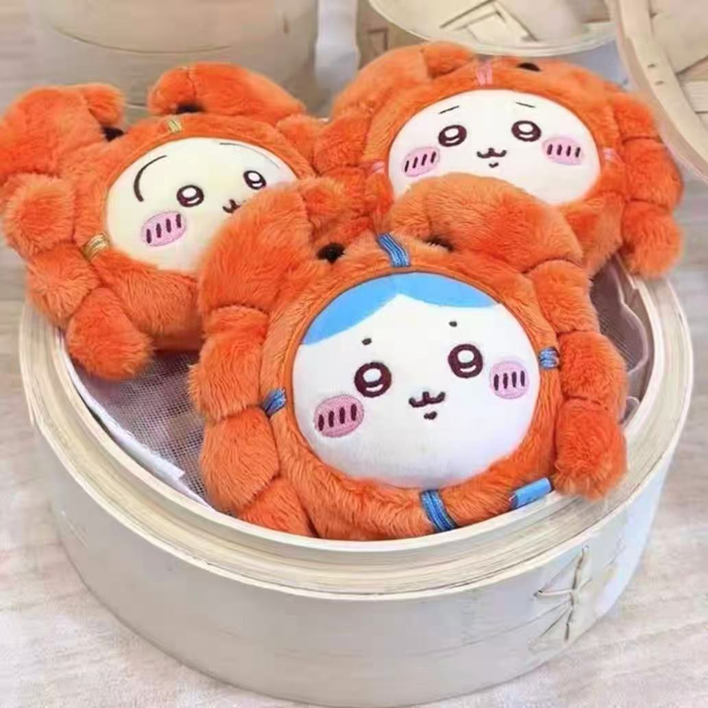 Baby Clothing Japan - Crab Fur Teddy Bear Doll Hanger