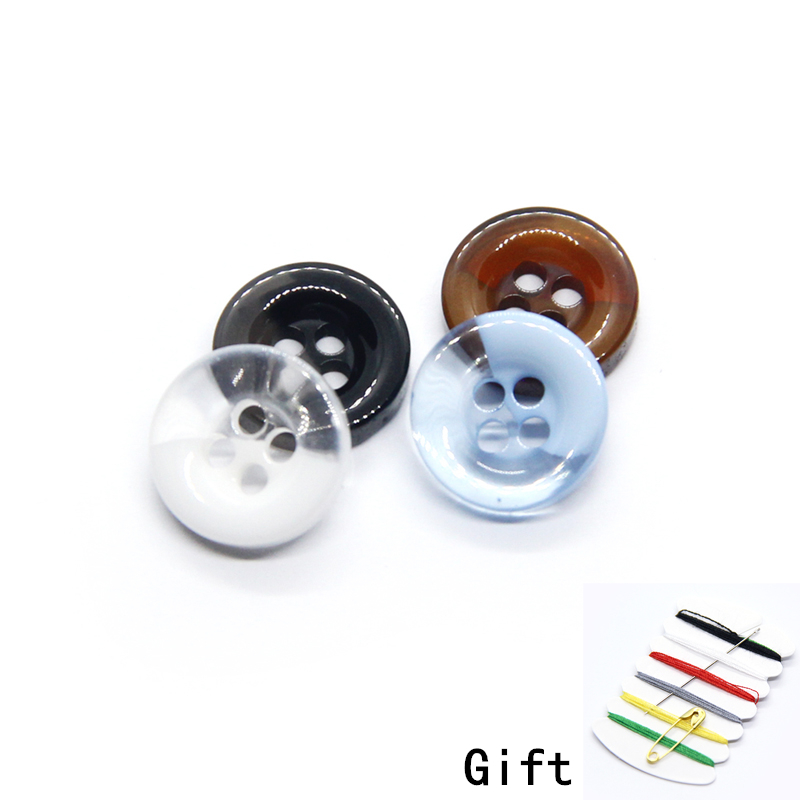 Baby Clothing Quality - 9/10/11mm Transparent Small Shirt Buttons For