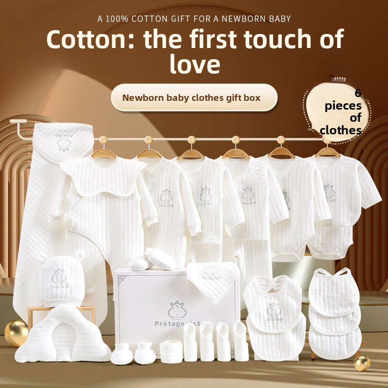 Baby Clothing Clearance - Somenie Autumn‑Winter Newborn Clothes Gift Box,