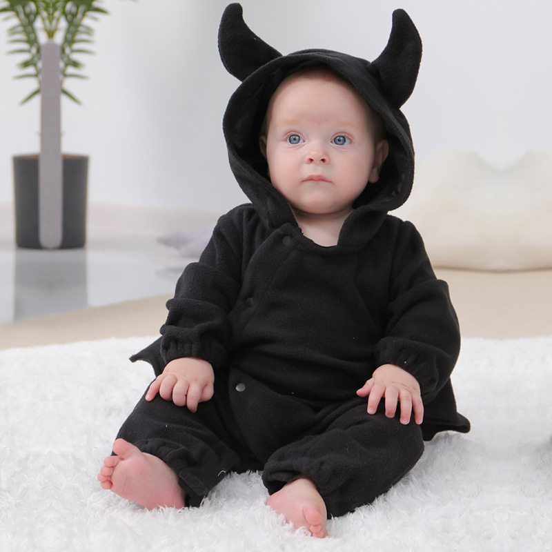 Baby Clothing Factory Shop - Warm Fleece Baby Halloween Bat Vampire