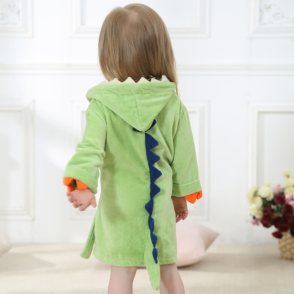 Baby Clothing Factory Shop - 100% Cotton Thick Fabric Children's Bathrobe