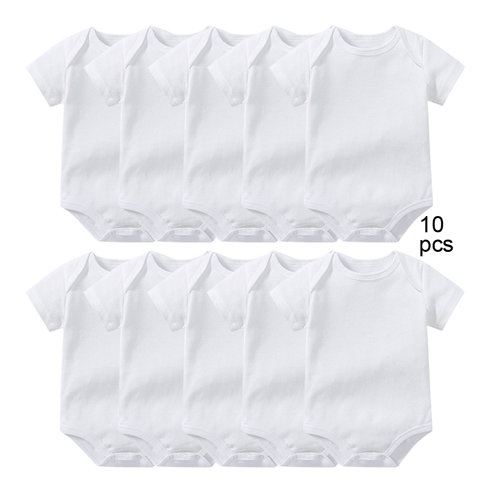 Baby Clothing Factory Shop - 10 Pcs Thick Cotton Baby Bodysuits