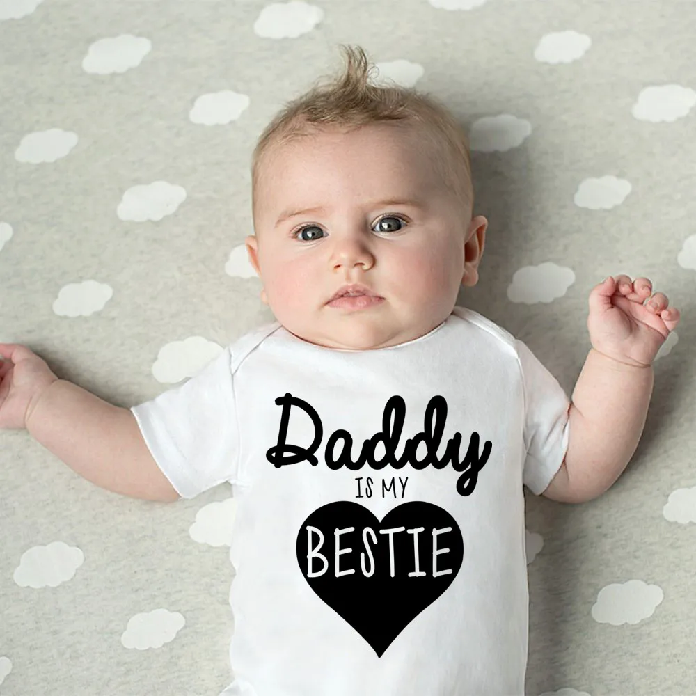 Daddy Is My Bestie Cute Baby B - Baby Clothing Online review and price