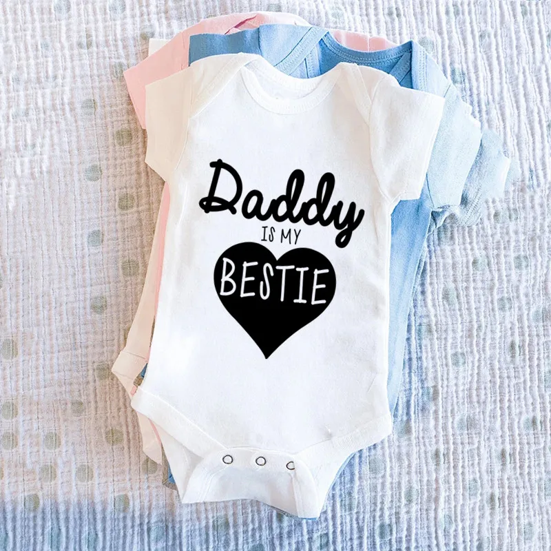 Daddy Is My Bestie Cute Baby B - Baby Clothing Online review and price