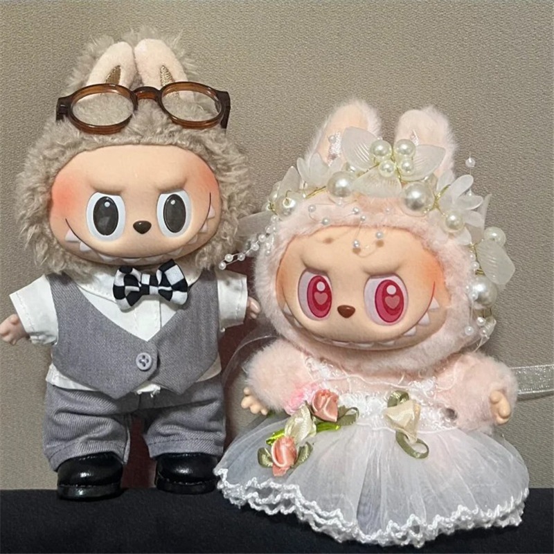 15 17cm For Labubu Doll Weddin - Baby Clothing Accessories review and price