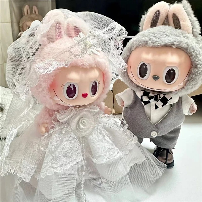 15 17cm For Labubu Doll Weddin - Baby Clothing Accessories review and price