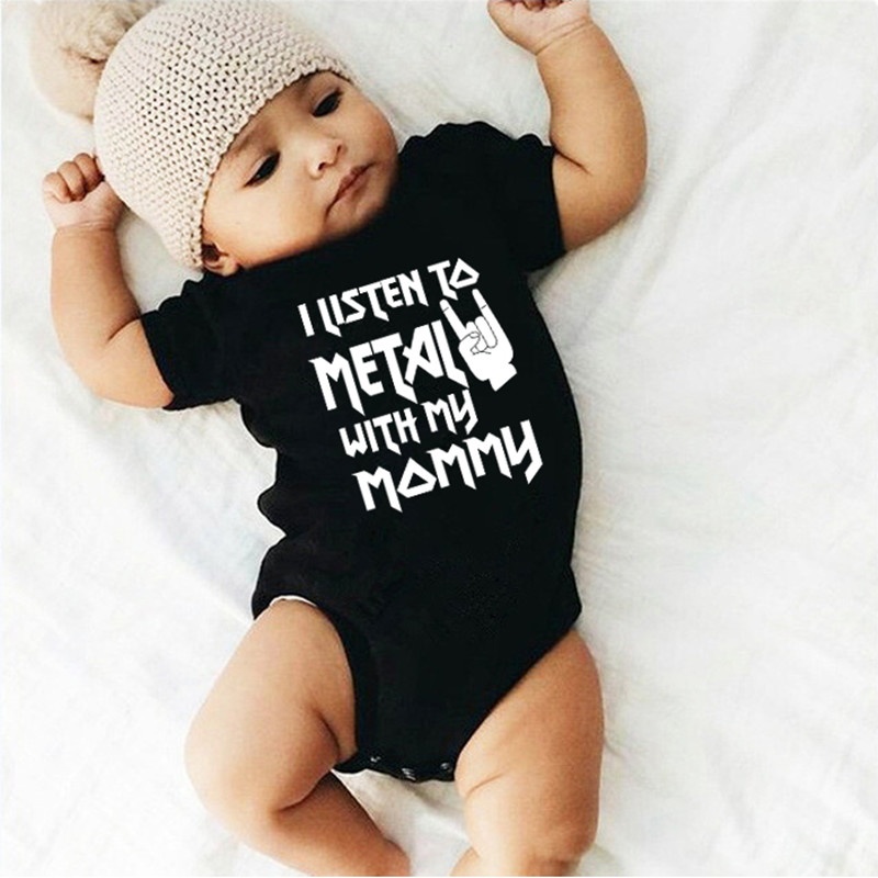 I Listen to Metal with My Dadd - Baby Clothing Brand review and price