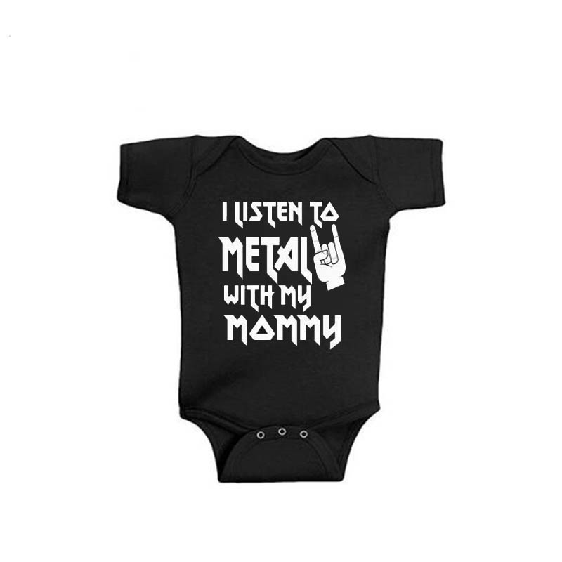 I Listen to Metal with My Dadd - Baby Clothing Brand review and price