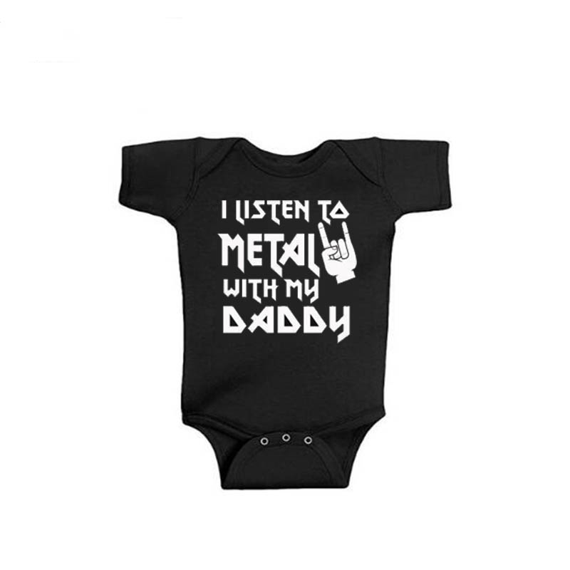 I Listen to Metal with My Dadd - Baby Clothing Brand review and price