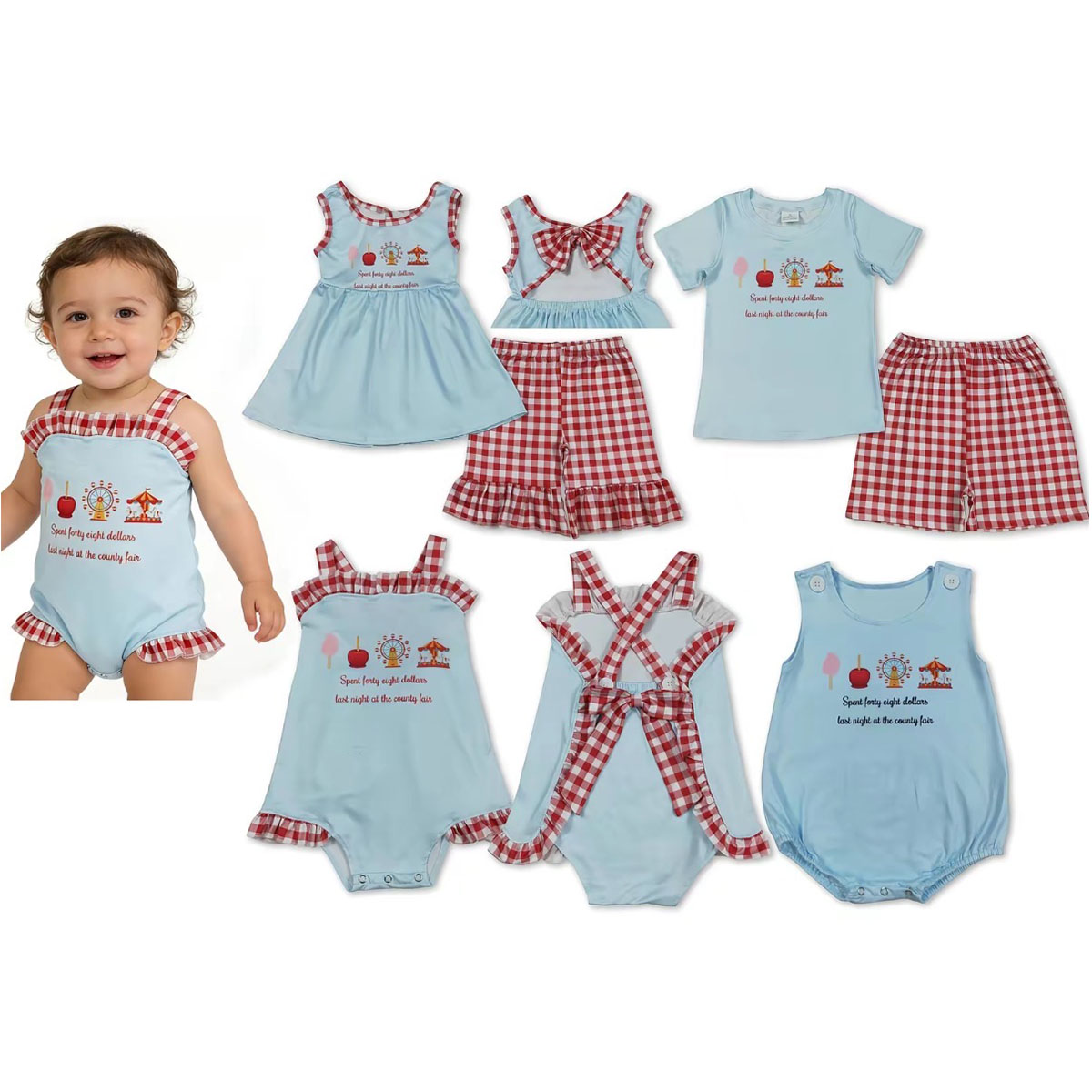 Wholesale Summer Sibling Baby  - Baby Clothing Online review and price