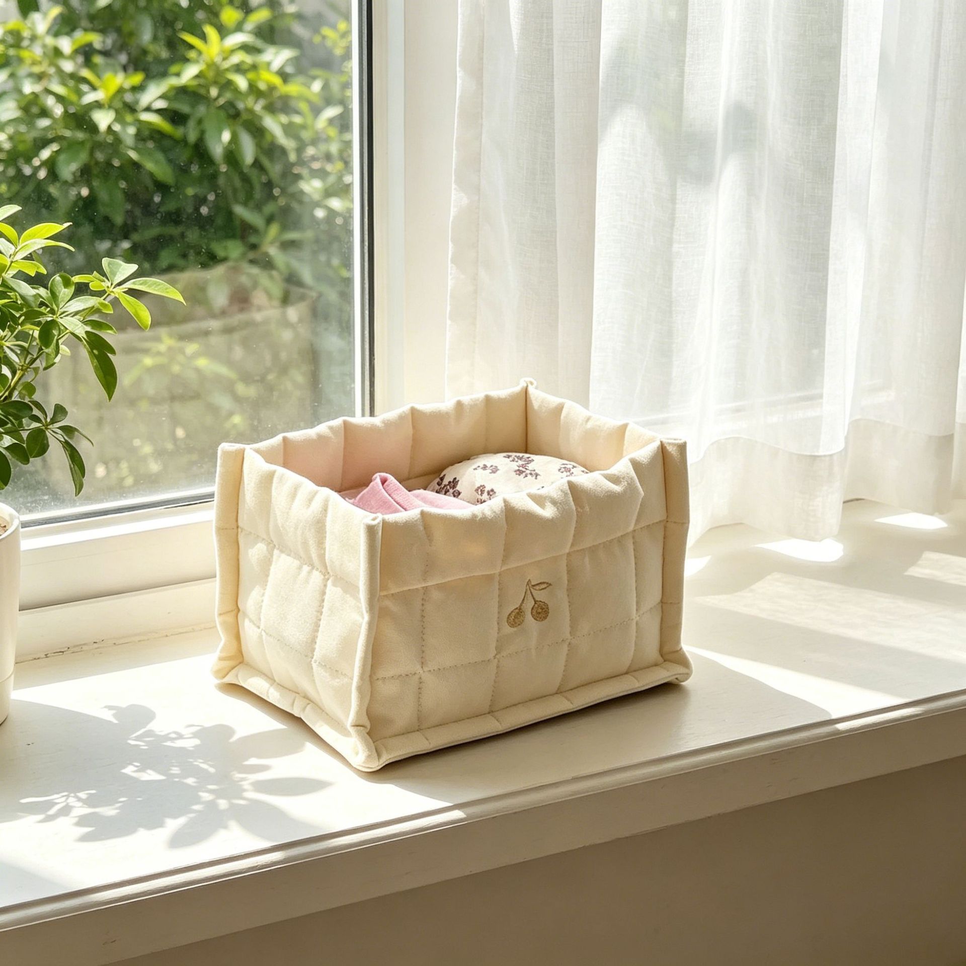 Cherry Embroidery Baby Diaper  - Baby Clothing Clearance review and price