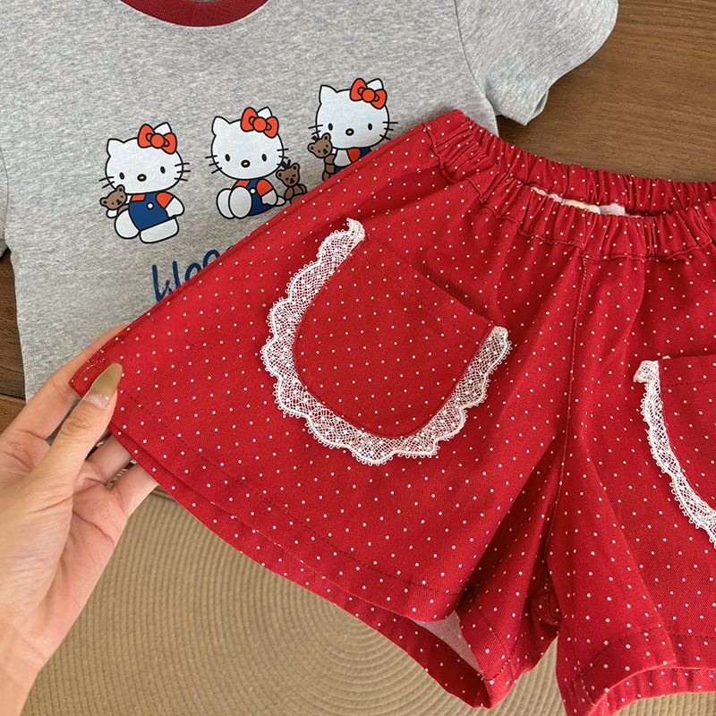 Anime Hello Kitty Girl Summer  - Baby Clothing Quality review and price