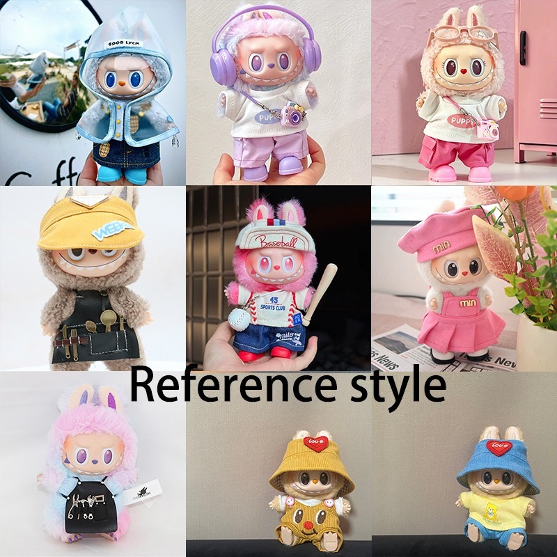 15 17cm For Labubu Doll Blind  - Baby Clothing Clearance review and price
